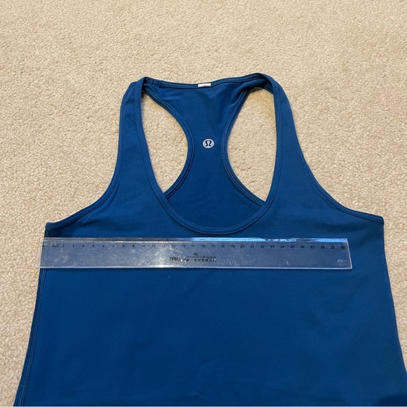 Blue Lululemon Racerback Tank Top - Picture 4 of 5